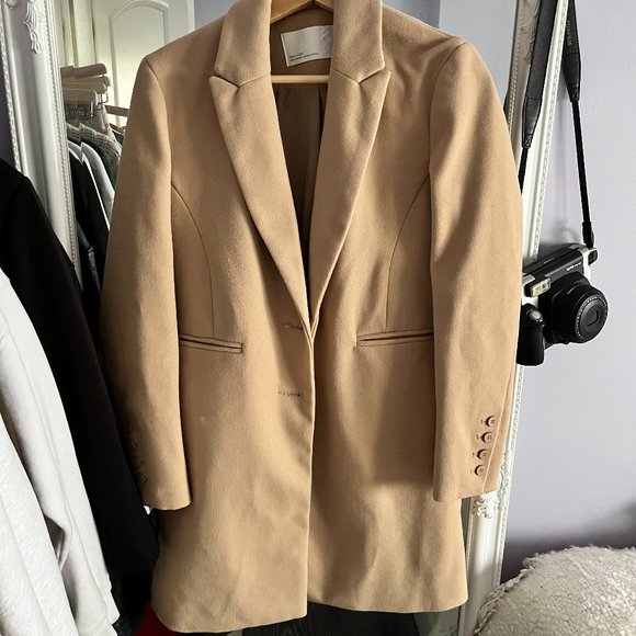Oak and Fort Beige wool coat - Picture 1 of 2